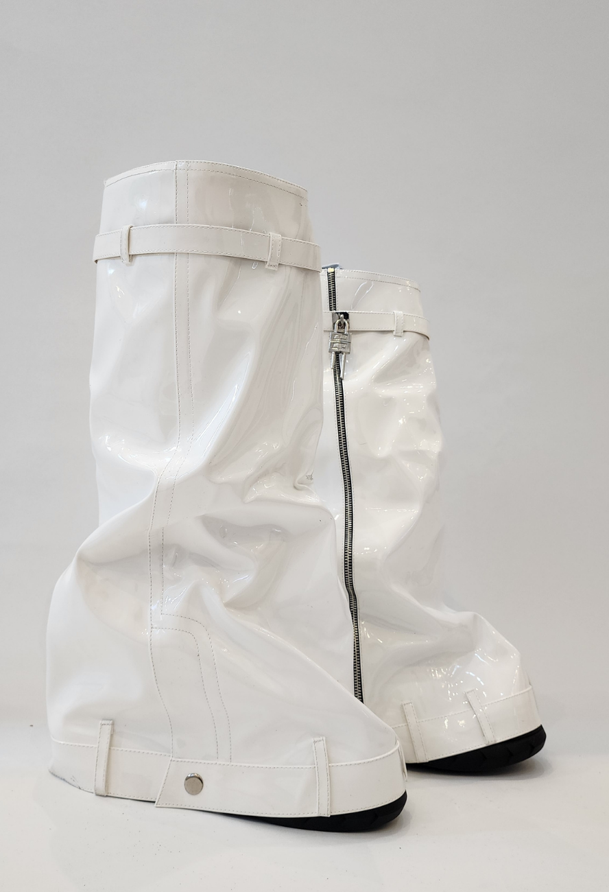 WHITE  Bumble Boot