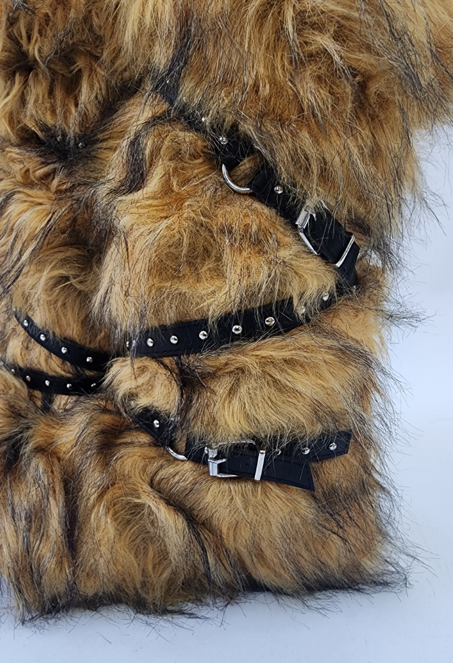 SNOW BROWN BOOTS (FUR)