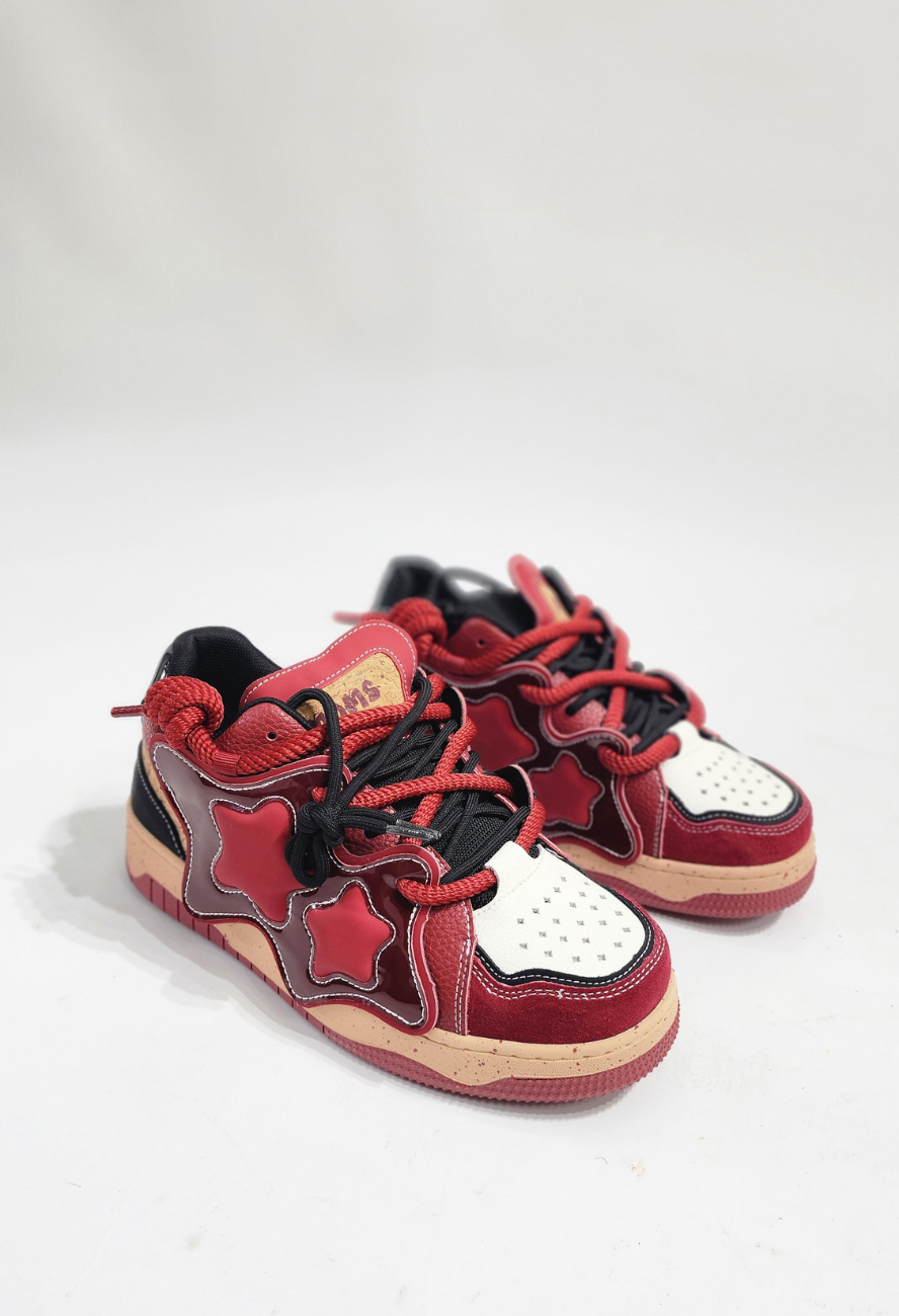 MQM Sneakers - RED RED MMM