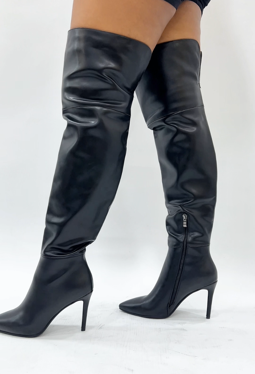 LEXY THIGH HIGH BLACK