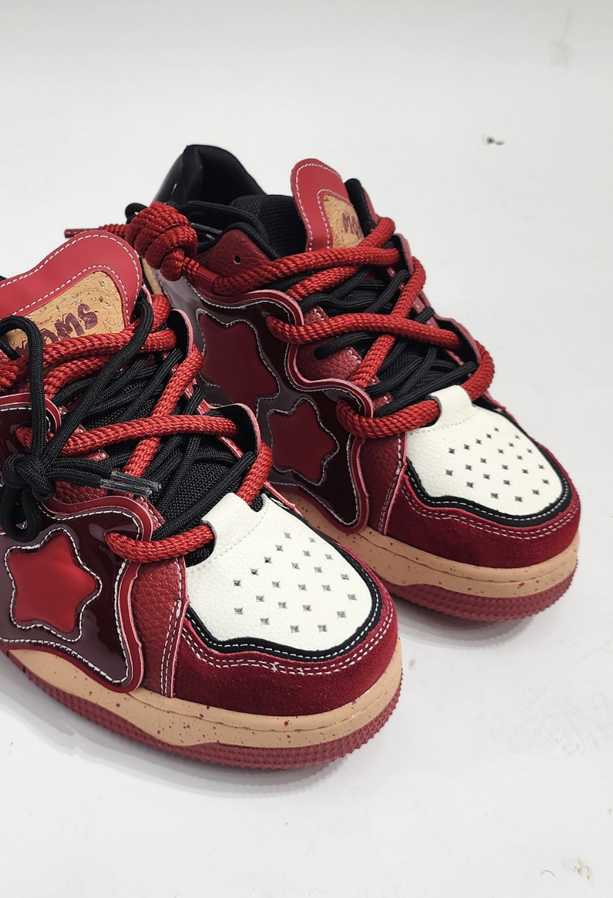 MQM Sneakers - RED RED MMM