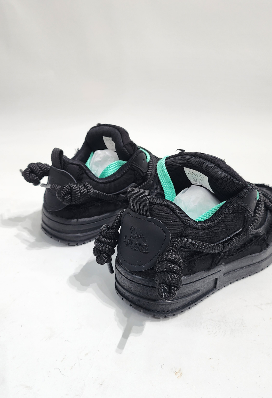 MQM Sneakers - BLACK&BLUE LACE