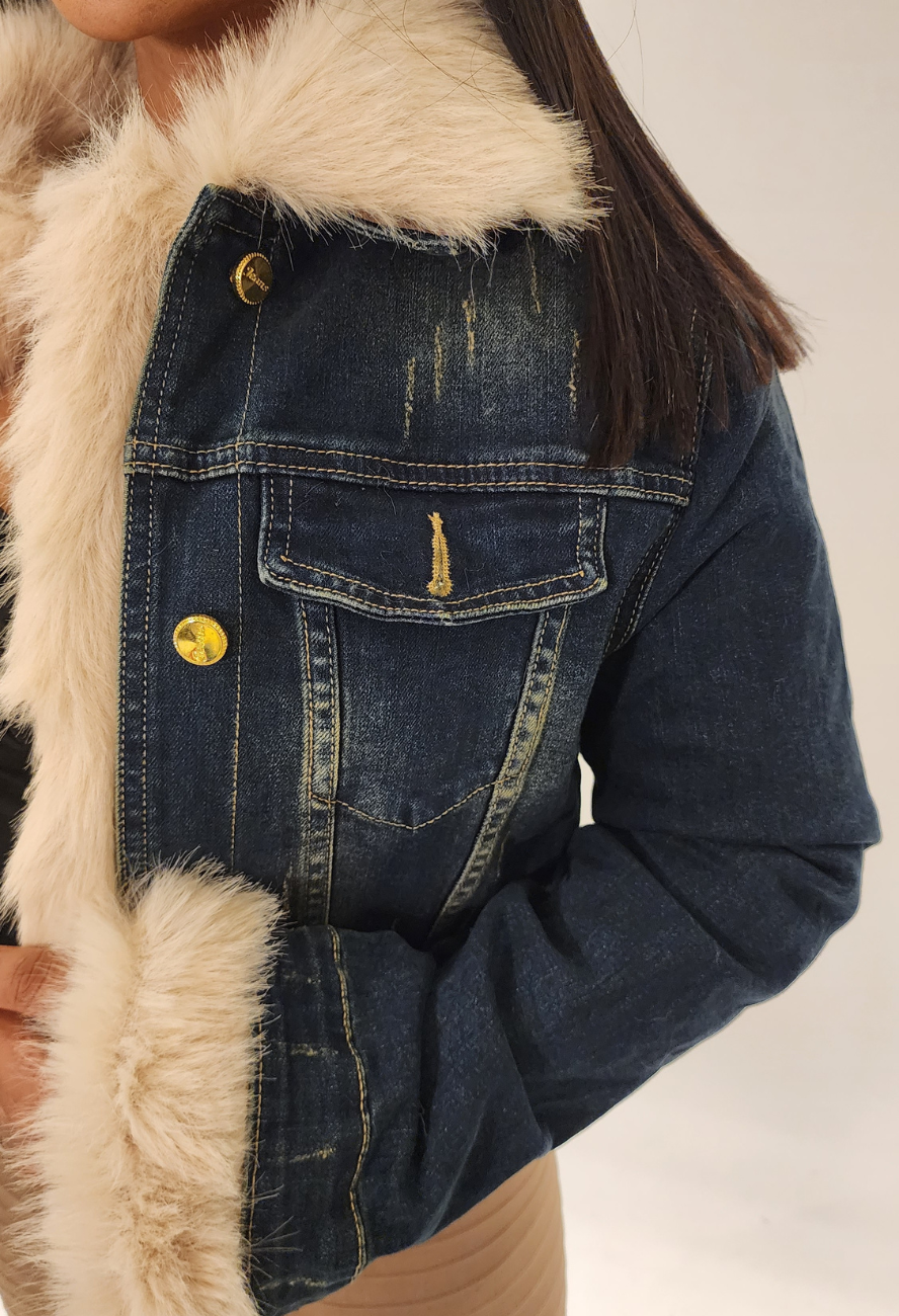 JEAN FOZZ JACKET (DARK BLUE)