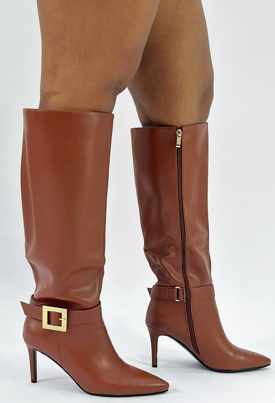 NK BROWN BOOTS -PREMIUM