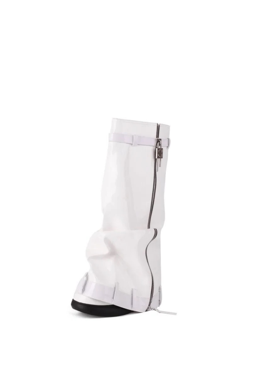 WHITE  Bumble Boot