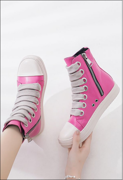 Ray PINK Sneakers ( BIG LACE) - Unisex