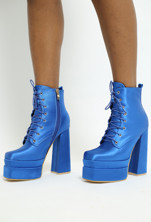 Platform Tany Boots (BLUE)