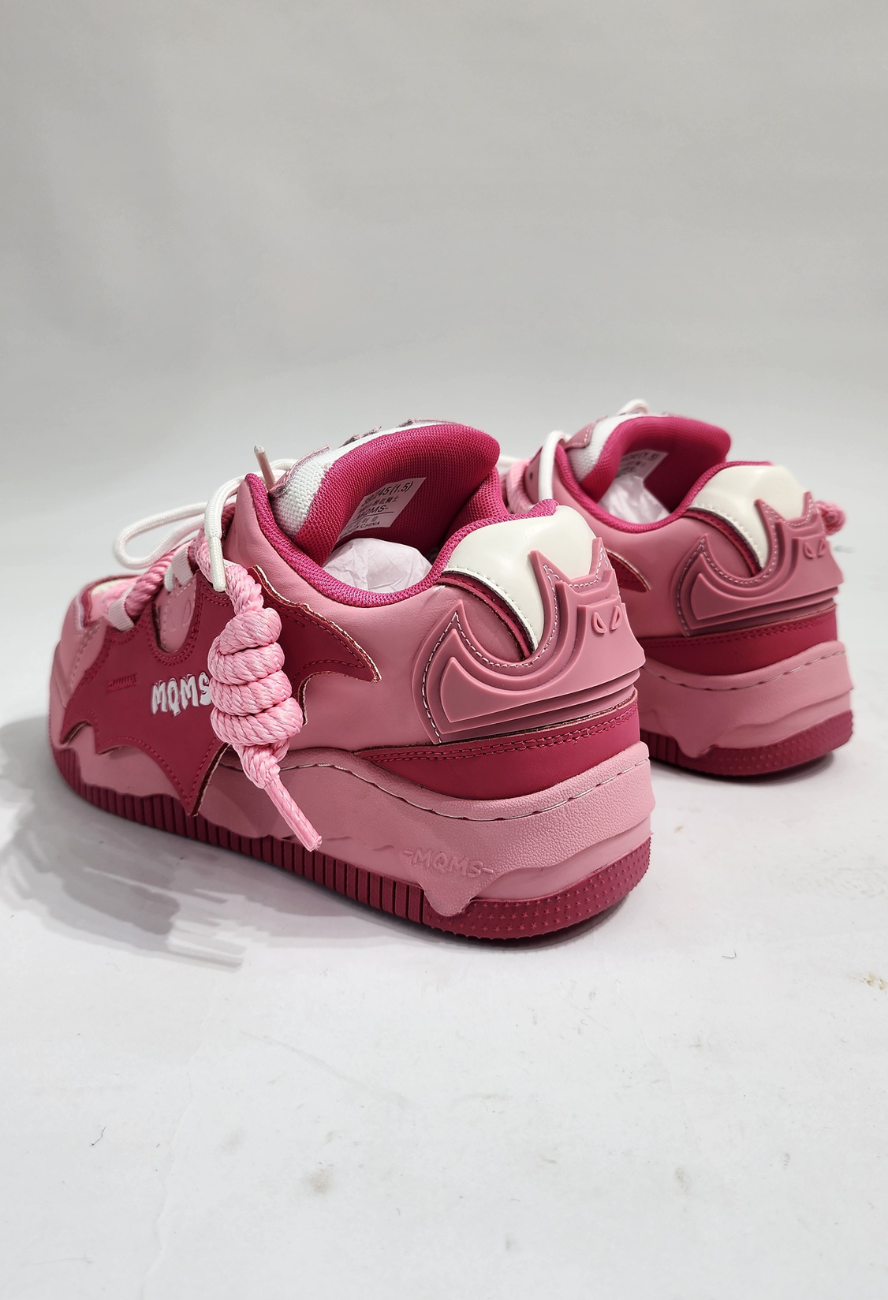 MQM Sneakers - PINK FULL LACE