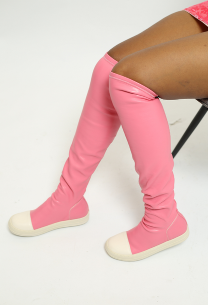 PINK Sneakers Boots