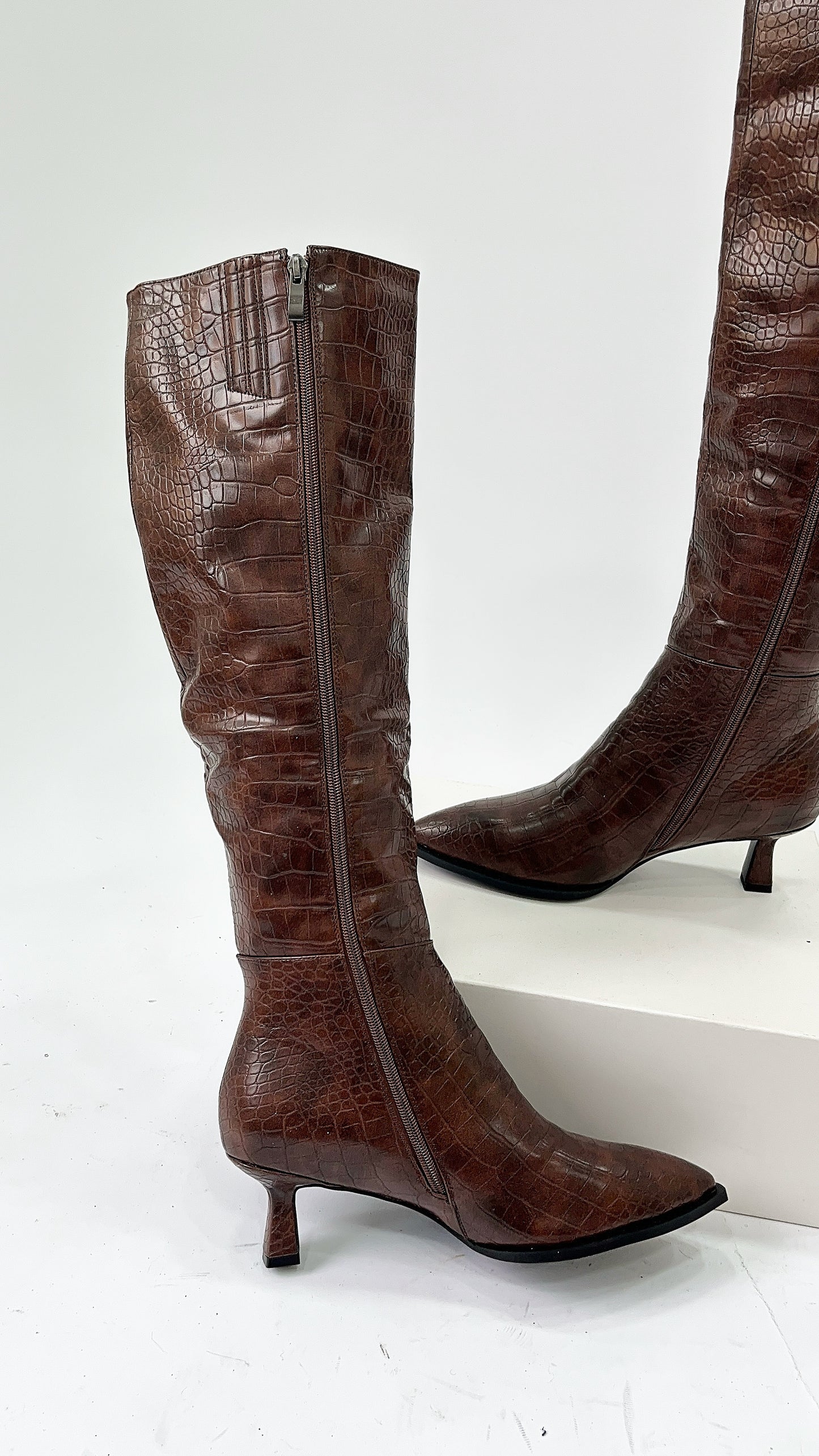 Brown Short Heel