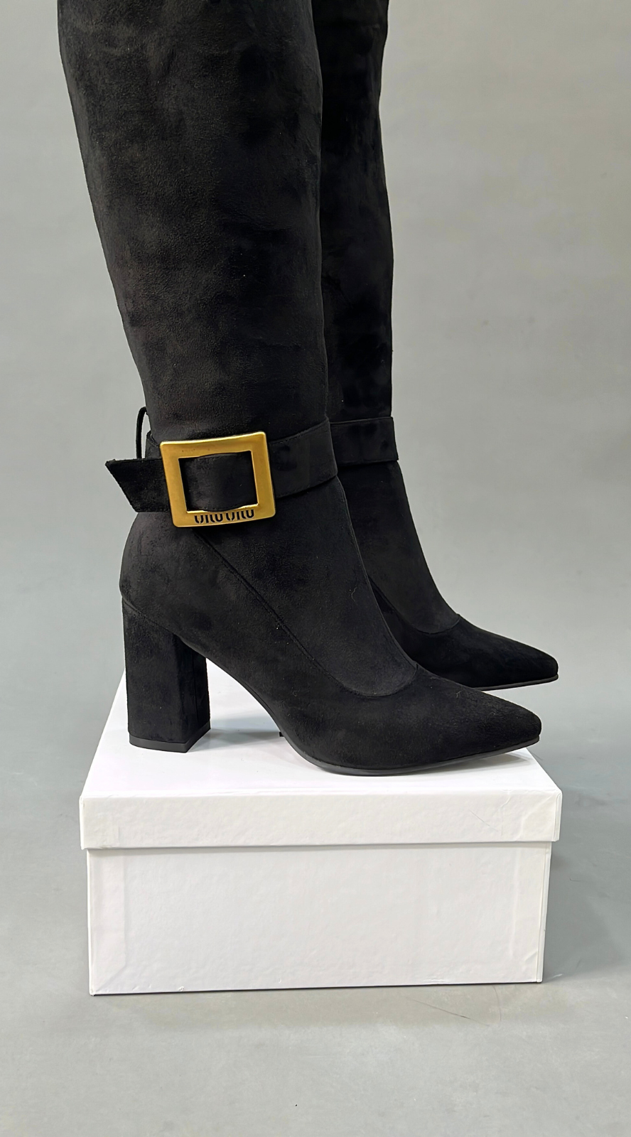 PAUL RING THIGH HIGH BLACK