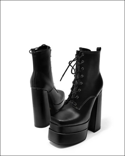 Platform Tany Boots (BLACK)