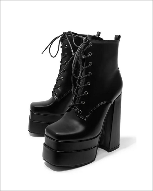 Platform Tany Boots (BLACK)