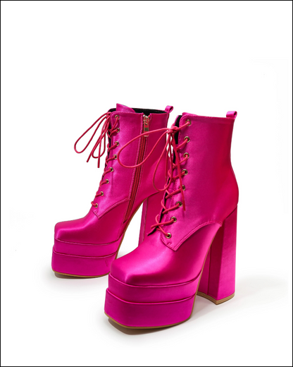 Platform Tany Boots (PINK)