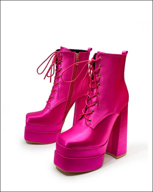 Platform Tany Boots (PINK)