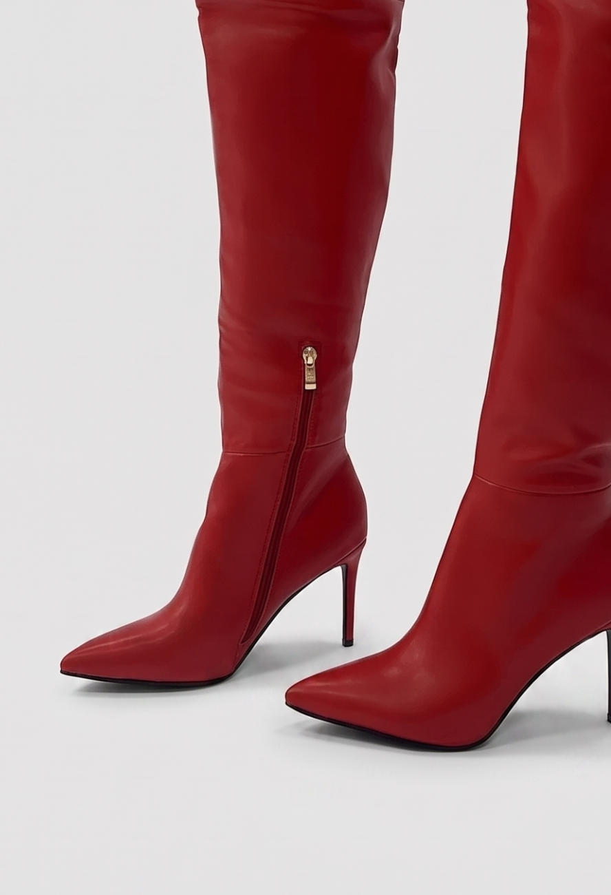 LEXY THIGH HIGH RED