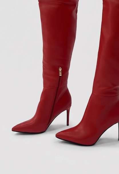 LEXY THIGH HIGH RED