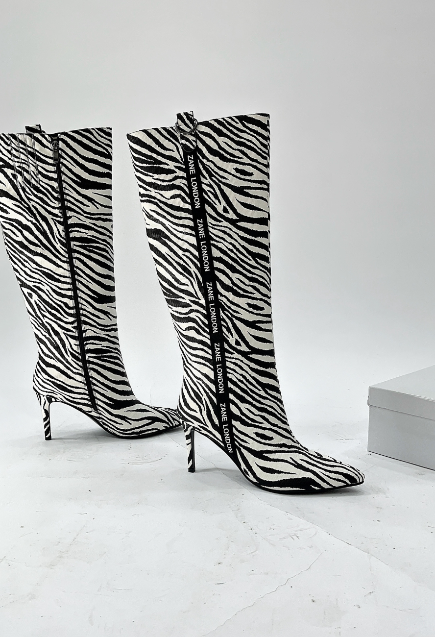 ZEBRA ZANE LONDON BOOTS