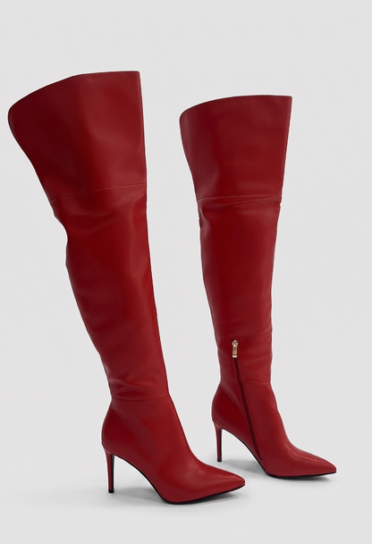 LEXY THIGH HIGH RED
