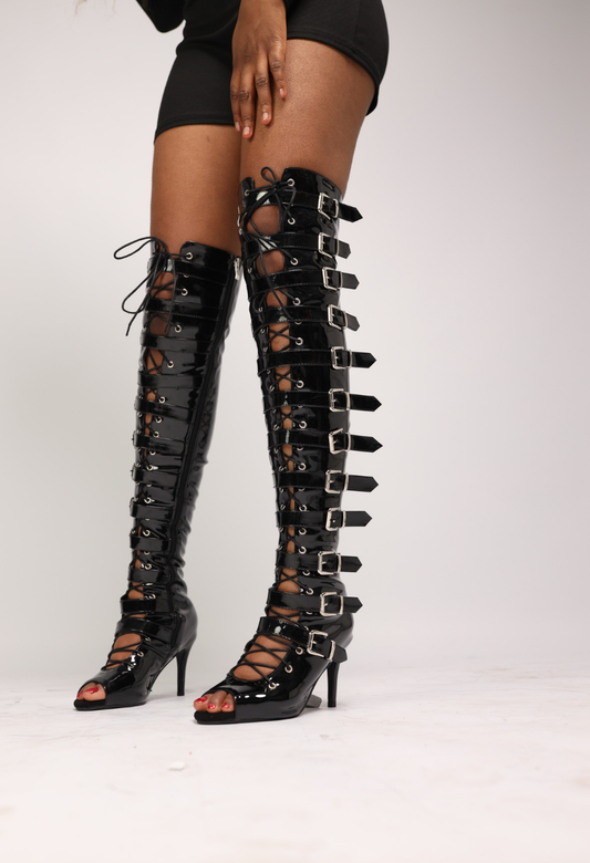 GLADIATOR OPEN TOE BOOT