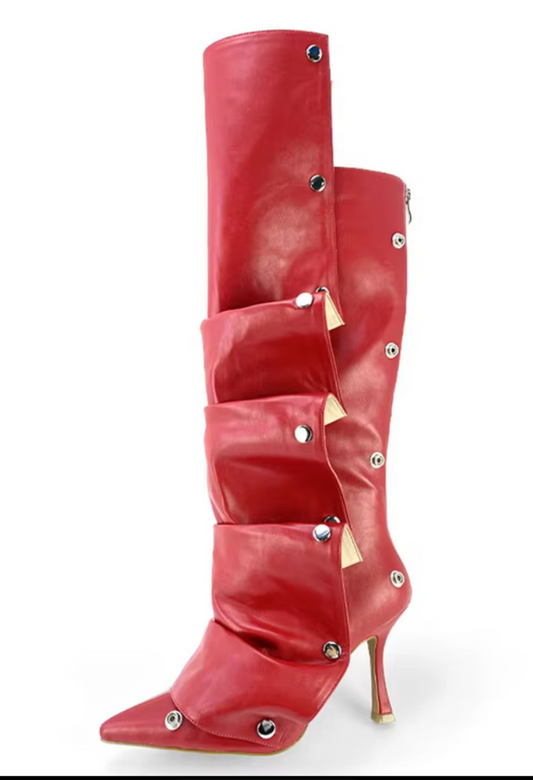 SCARLET BOOTS - RED