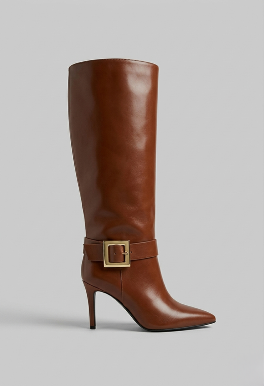 NK BROWN  BOOTS -PREMIUM