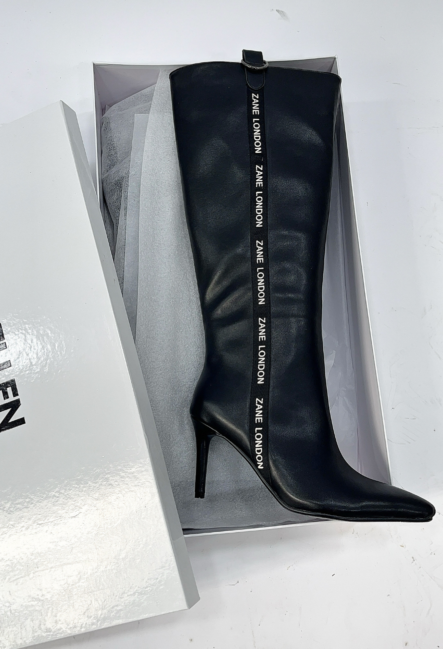 BLACK ZANE LONDON BOOTS