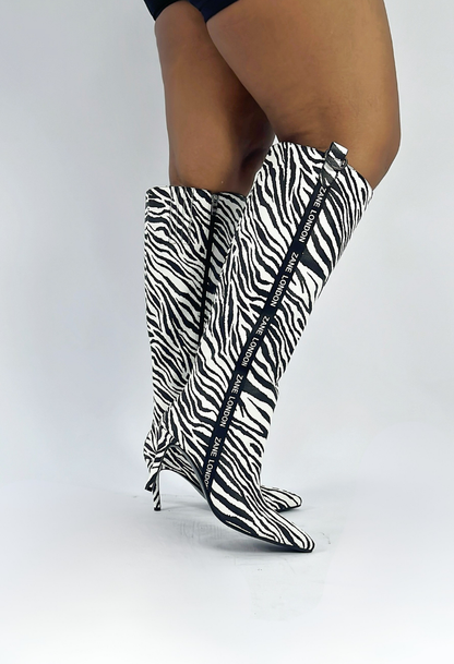 ZEBRA ZANE LONDON BOOTS