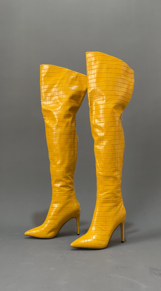 SARA YELLOW Boots