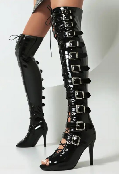 GLADIATOR OPEN TOE BOOT