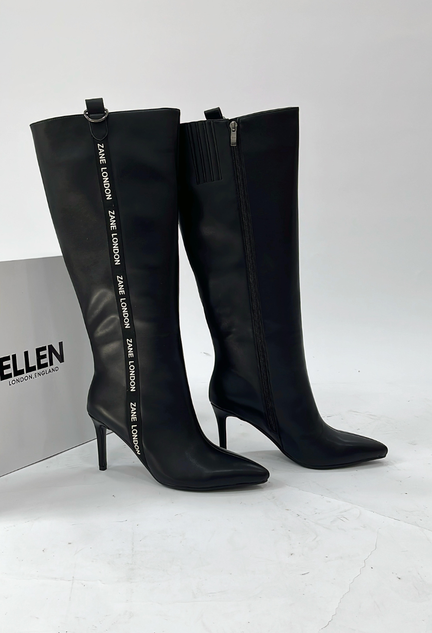 BLACK ZANE LONDON BOOTS