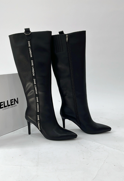 BLACK ZANE LONDON BOOTS