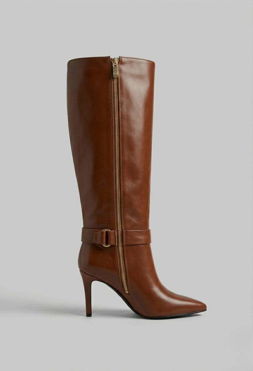 NK BROWN  BOOTS -PREMIUM