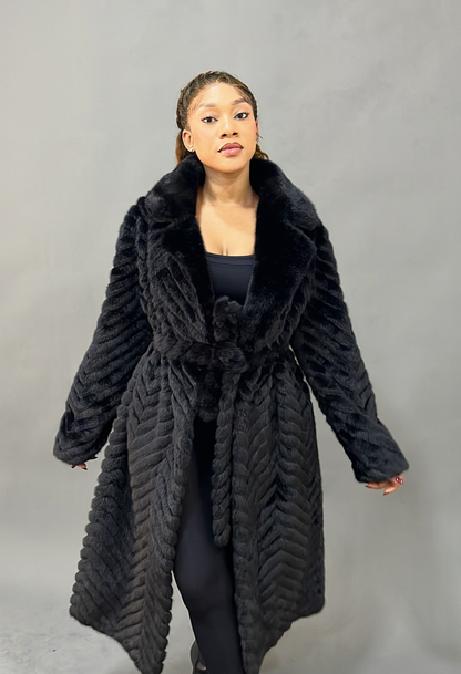 VOX Black Trench Jacket