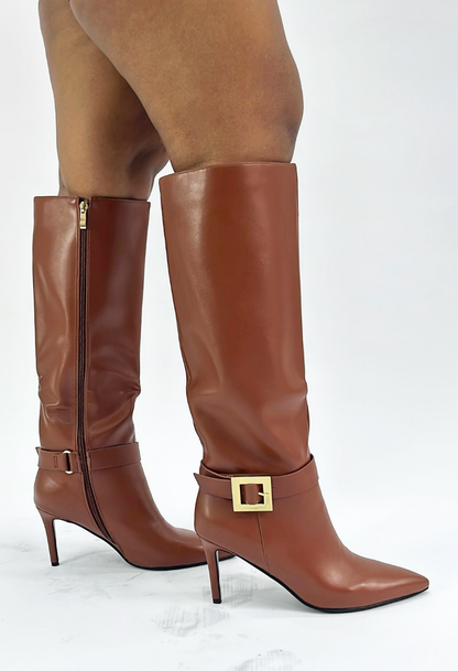 NK BROWN  BOOTS -PREMIUM