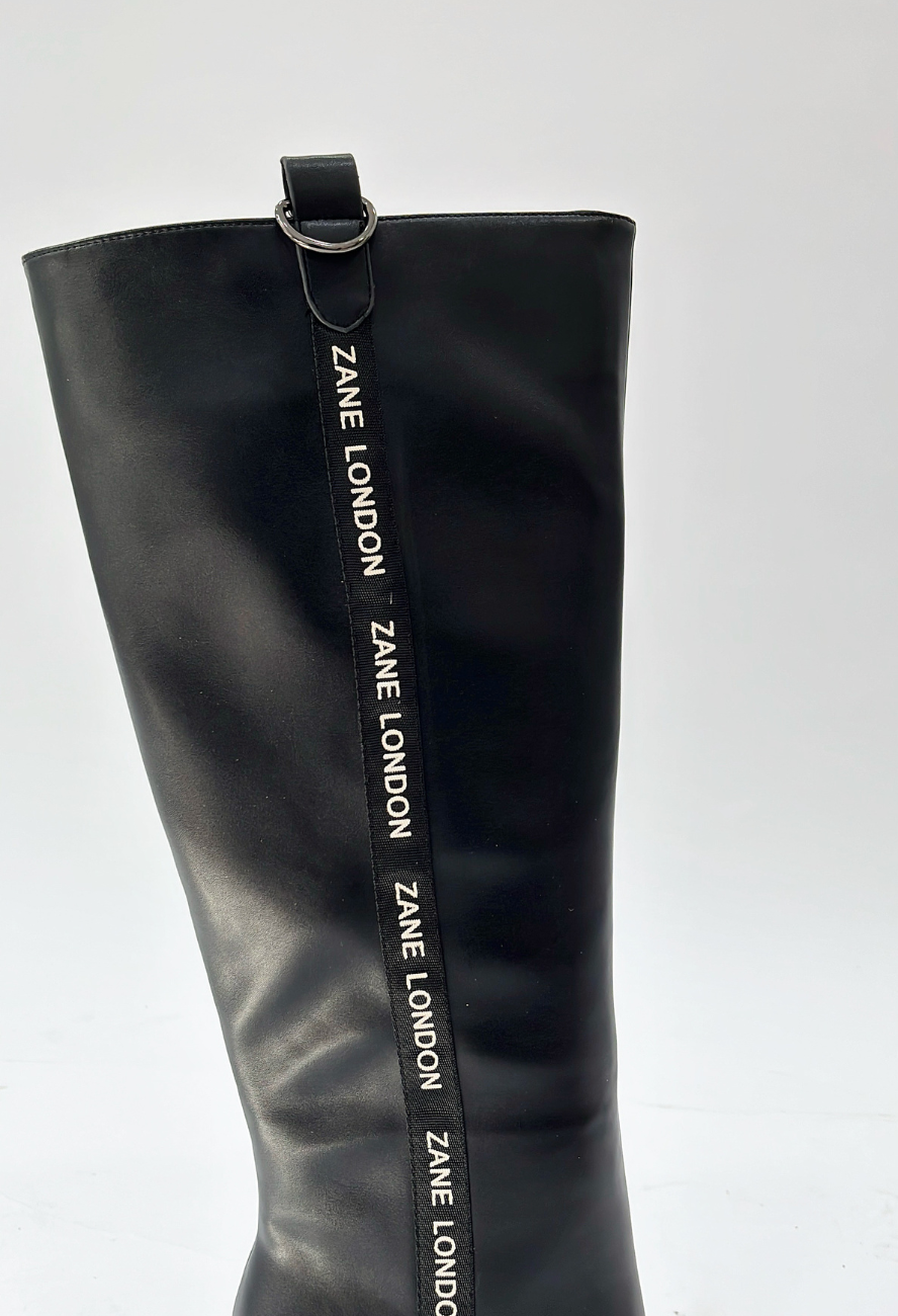 BLACK ZANE LONDON BOOTS