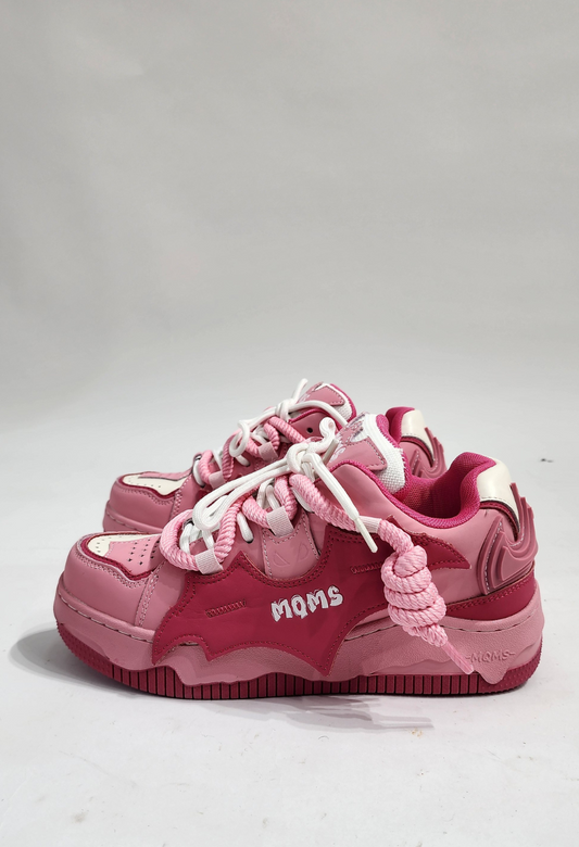 MQM Sneakers - PINK FULL LACE