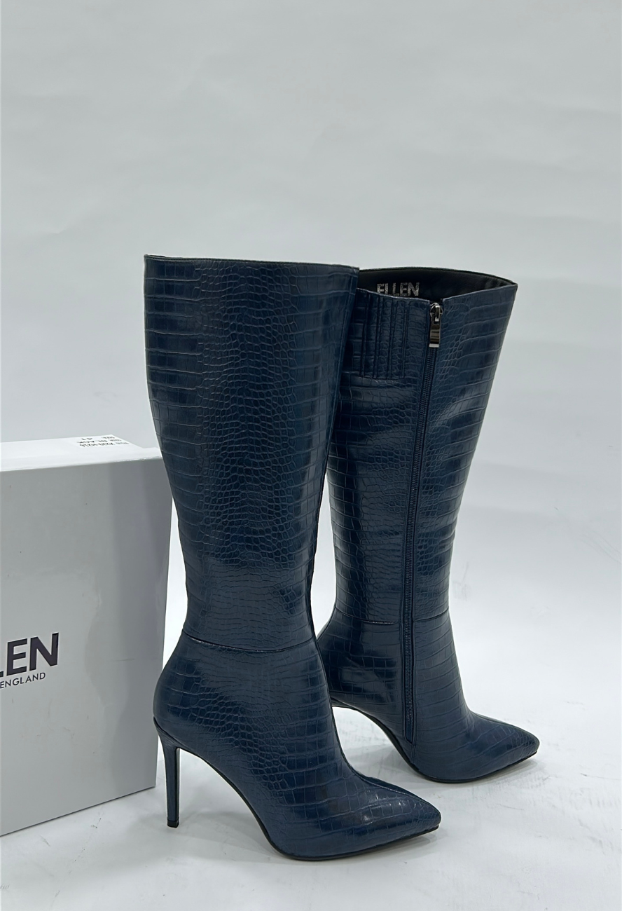 POLLY  Boots -BLUE