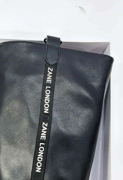 BLACK ZANE LONDON BOOTS