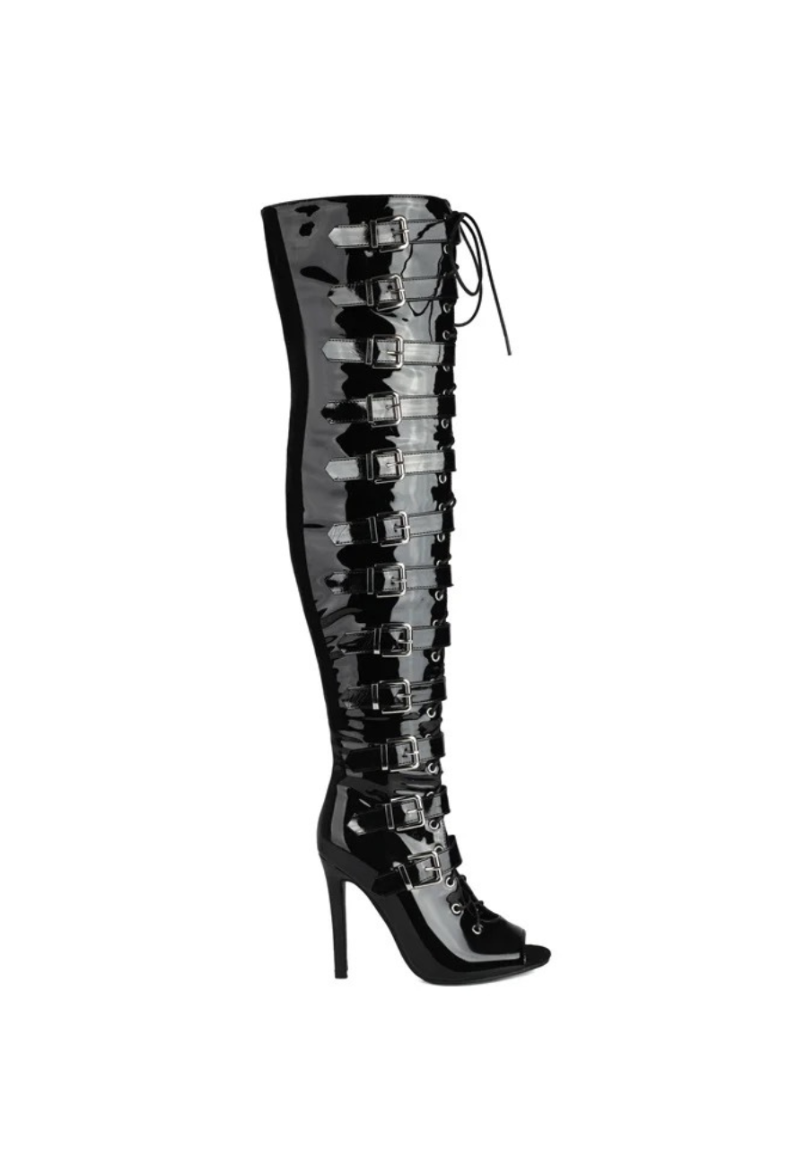 GLADIATOR OPEN TOE BOOT