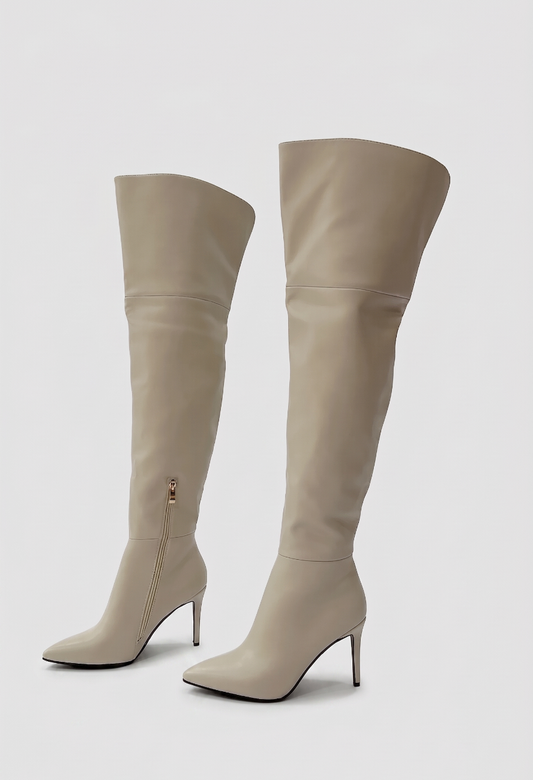 LEXY THIGH CREAM/OFF-WHITE