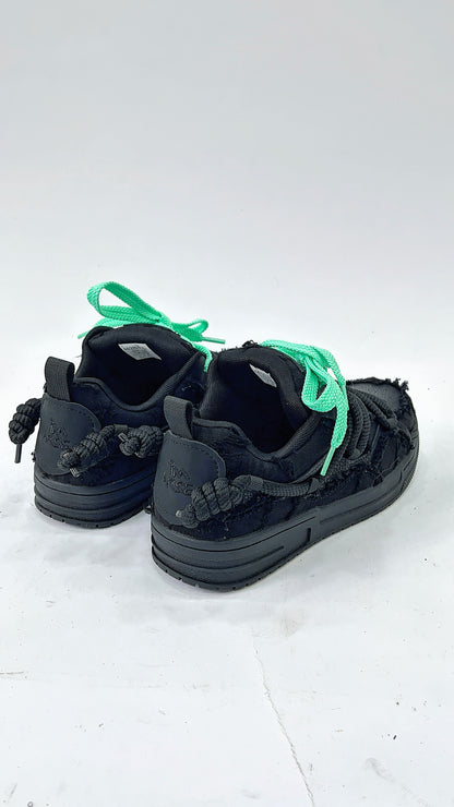 MQM Sneakers - BLACK&BLUE LACE