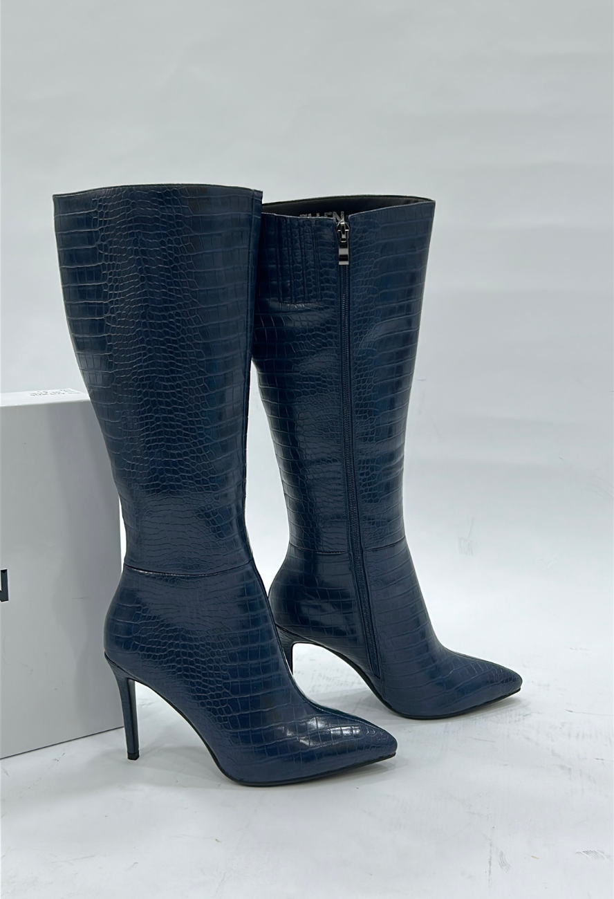POLLY  Boots -BLUE