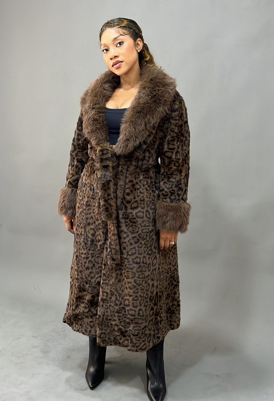 TIGER  Trench Fur Jacket