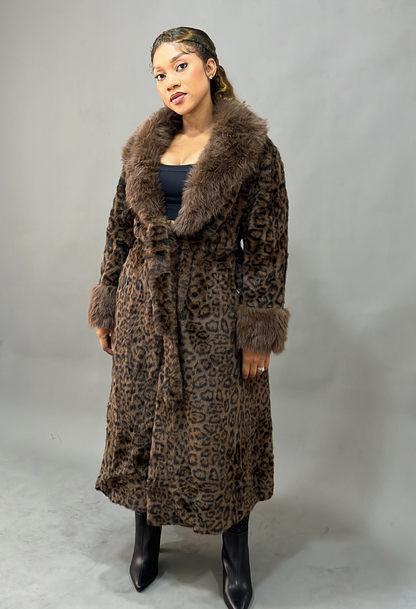 TIGER  Trench Fur Jacket