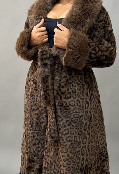 TIGER  Trench Fur Jacket