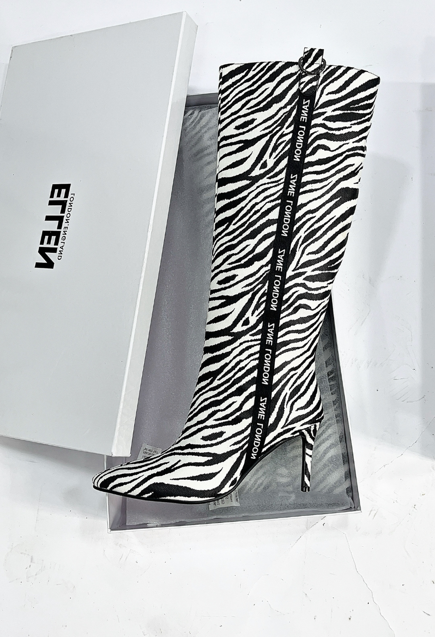 ZEBRA ZANE LONDON BOOTS