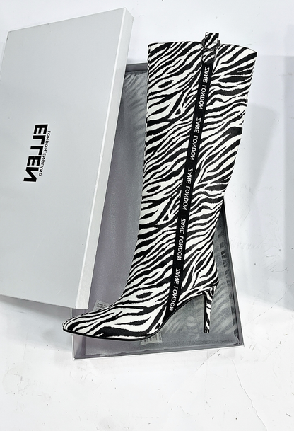 ZEBRA ZANE LONDON BOOTS