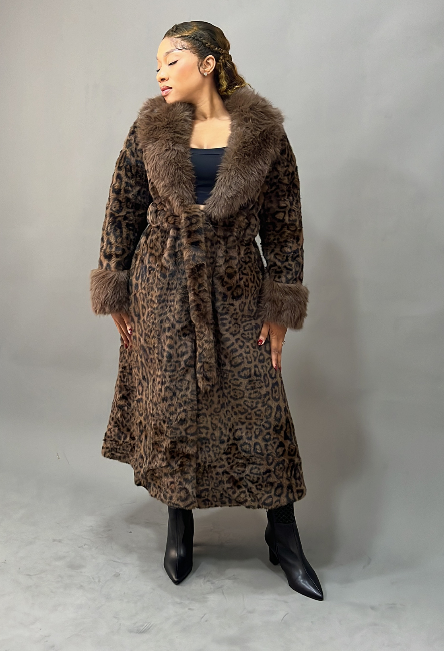 TIGER  Trench Fur Jacket