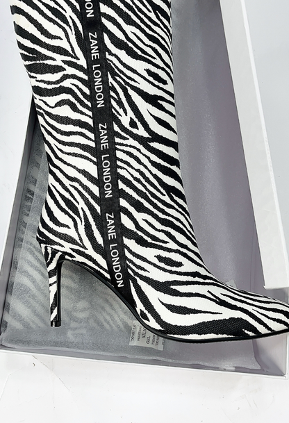 ZEBRA ZANE LONDON BOOTS